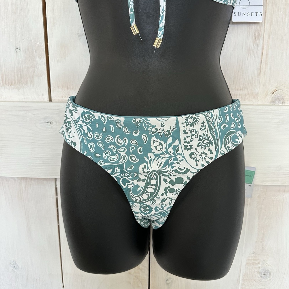 NEW Sunsets Daydream  2 Piece Bra Sized Bikini Top E-G Cup & Hipster Bottom Sz S - Picture 7 of 16